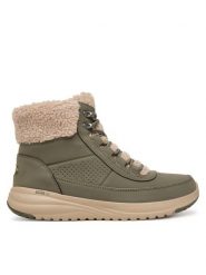 Skechers Trapery On The Go Stellar - Alpine Adventure 144756 Zielony. Zielone trapery damskie Skechers, ze skóry, bez zapięcia. Za 429.99 zł.