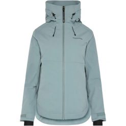 Damska kurtka z kapturem Didriksons Jennie 2. Niebieskie kurtki sportowe damskie Didriksons, bez wzorów, bez ramiączek, z kapturem, trekkingowe. W wyprzedaży za 827.65 zł.