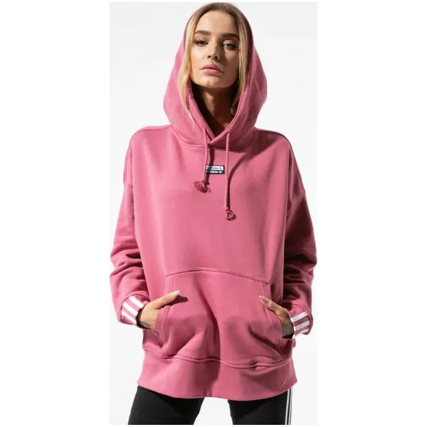 Adidas Bluza Vocal Hoodie , różowy, rozmiar L. Czerwone bluzy damskie Adidas, l, bez wzorów, z bawełny, bez ramiączek, z kapturem. W wyprzedaży za 229.99 zł.