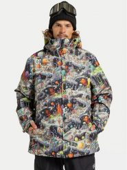 DC Shoes Kurtka narciarska Basic Print ADYTJ03097 Kolorowy Regular Fit. Kurtki sportowe męskie DC Shoes, na zimę, m, bez wzorów, z syntetyku, bez kaptura, narciarskie. Za 579.99 zł.