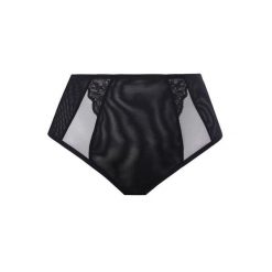 Figi damskie Elomi Brianna. Czarne majtki damskie ELOMI, z koronki. Za 181.00 zł.