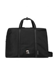 KARL LAGERFELD Torba A4W30249 Czarny. Czarne torby podróżne damskie KARL LAGERFELD, bez wzorów, z materiału. Za 879.99 zł.