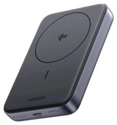Ugreen PB761 10000mAh Qi2, 30W, Magsafe + kabel USB-C czarny. Czarne powerbanki . Za 149.90 zł.