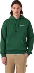 Champion Bluza męska Hooded Sweatshirt zielona 221790 GS559 L. Zielone bluzy sportowe męskie Champion, l, bez wzorów, bez kaptura. Za 225.71 zł.