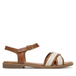 Sandały Lasocki. Czarne sandały damskie Lasocki, bez wzorów, bez obcasa, na płaskiej podeszwie, bez zapięcia. Za 149.99 zł.