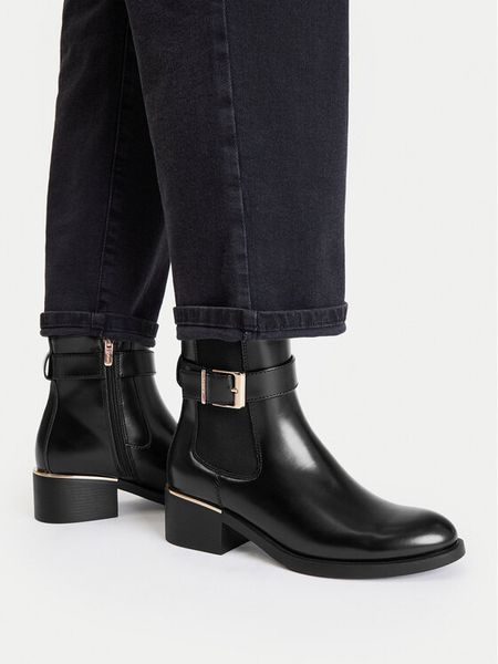 MEXX Botki CEO-WS6581-08 Czarny. Czarne botki damskie Mexx, bez wzorów, bez obcasa, na płaskiej podeszwie, bez zapięcia. Za 249.99 zł.