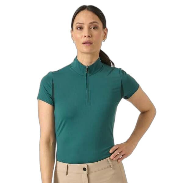 Bielizna podstawowa do jazdy konnej 1/2 zip dla kobiet PS of Sweden Everly Quote. Zielona koszule nocne damskie PS OF SWEDEN, bez wzorów, bez ramiączek. Za 306.50 zł.