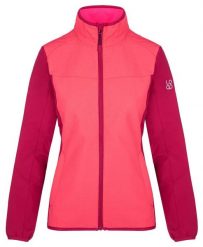 Damska kurtka softshell Loap Urabuna różowa. Czerwone kurtki sportowe damskie Scarpa, na jesień, s, bez wzorów, z elastanu, bez ramiączek, bez kaptura. Za 159.05 zł.