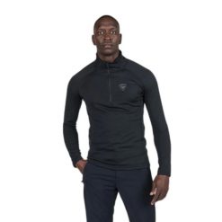 Polar zapinany na zamek błyskawiczny Rossignol Blackside. Czarne bluzy sportowe męskie Rossignol, m, bez wzorów, z polaru, bez kaptura, narciarskie. Za 419.99 zł.