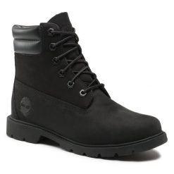 Trapery Timberland. Czarne trapery damskie Timberland, bez zapięcia. Za 849.99 zł.