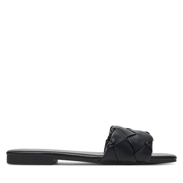 Klapki Call It Spring. Czarne klapki damskie Call it Spring, bez wzorów, bez obcasa, bez zapięcia. Za 129.99 zł.