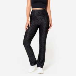 Legginsy fitness damskie Domyos. Szare legginsy damskie DOMYOS, bez wzorów, z elastanu. Za 59.99 zł.
