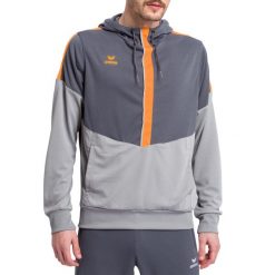 Hoodie Erima Squad. Brązowe bluzy sportowe męskie Erima, m, bez wzorów, z kapturem, na fitness i siłownię. Za 179.75 zł.