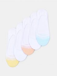 Krótkie skarpetki 5 pack - biały. Białe skarpetki damskie Sinsay, bez wzorów. Za 12.99 zł.