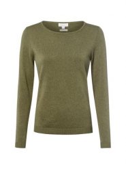 Brookshire Sweter z dzianiny DAmen Kobiety drobna dzianina zielony marmurkowy, L. Zielone swetry nierozpinane damskie brookshire, na jesień, l, bez wzorów, z bawełny, bez kołnierzyka, bez ramiączek. Za 199.95 zł.