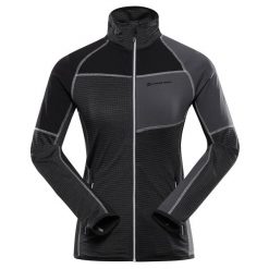 Damska bluza trekkingowa szybkoschnąca Alpine Pro Onneca 2. Czarne bluzy damskie Alpine Pro, bez wzorów, bez ramiączek, bez kaptura. W wyprzedaży za 209.00 zł.