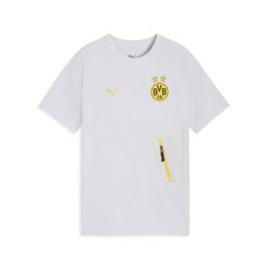 Młodzieżowa koszulka Borussia Dortmund PUMATECH z kieszenią PUMA. Szara bluzki damskie Puma, m, bez wzorów, młodzieżowe, bez kołnierzyka, bez ramiączek. Za 179.00 zł.