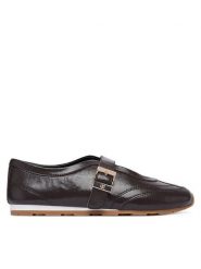 Tommy Hilfiger Baleriny Bella Ballet Mary Jane FW0FW09416 Brązowy. Brązowe balerinki damskie Tommy Hilfiger, bez wzorów, ze skóry, bez obcasa, bez zapięcia. Za 449.99 zł.
