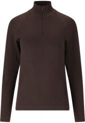 Sweter damski Athlecia Cozi. Brązowe swetry nierozpinane damskie Athlecia, l, bez wzorów, z dresówki, eleganckie, bez kołnierzyka, bez ramiączek. Za 176.50 zł.