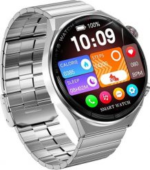 Zegarek SMARTWATCH Rubicon DASTER silver. Szare zegarki smartwatch Rubicon, bez wzorów. Za 423.60 zł.