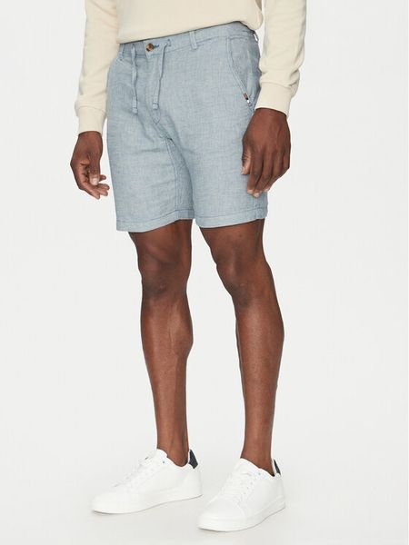 INDICODE Szorty materiałowe Inerwilo 70-815 Niebieski Slim Fit. Niebieskie szorty męskie INDICODE, bez wzorów, z bawełny. Za 189.99 zł.