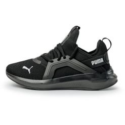 Adidasy Puma Softride Enzo 5, Dla obu płci. Czarne obuwie sportowe damskie Puma, bez wzorów, bez zapięcia. Za 390.00 zł.