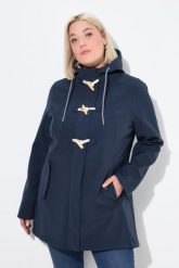 Damskie Kurtka softshell HYPRAR hydrofobowa podszewka z polaru kaptur. Niebieskie kurtki sportowe damskie Ulla Popken, plus size, bez wzorów, z elastanu, bez ramiączek, bez kaptura, trekkingowe. Za 479.99 zł.