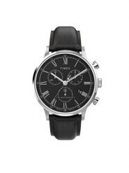 Timex Zegarek Waterbury Chronograph TW2U88300 Czarny. Czarne, cyfrowe zegarki męskie Timex, bez wzorów. Za 670.00 zł.