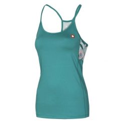 Damski tank top Ocun Artista green. Zielone topy damskie Ocun, l, bez wzorów, sportowe, bez kołnierzyka, bez ramiączek. Za 156.75 zł.