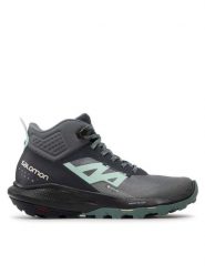 Salomon Trekkingi Outpulse Mid Gtx W GORE-TEX 470672 20 V0 Szary. Szare obuwie trekkingowe damskie Salomon, z gore-texu, bez zapięcia. Za 749.99 zł.