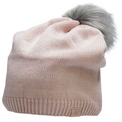 Czapka damska 4F. Czerwone czapki damskie 4F, na zimę, bez wzorów, z dzianiny, sportowe. Za 47.99 zł.