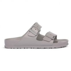 Klapki damskie Birkenstock Arizona Eva Stone Concalz S. Szare klapki damskie Birkenstock, bez wzorów, z materiału, bez obcasa, bez zapięcia. Za 358.00 zł.