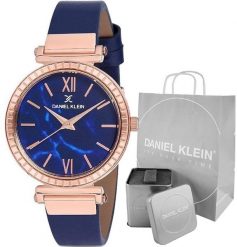 Zegarek Daniel Klein Zegarek damski Daniel Klein ANDREA granatowy. Niebieskie zegarki damskie Daniel Klein. Za 199.00 zł.