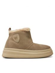 Blauer Śniegowce F4EMERY02 Szary. Szare śniegowce damskie Blauer, ze skóry, bez zapięcia. Za 419.99 zł.