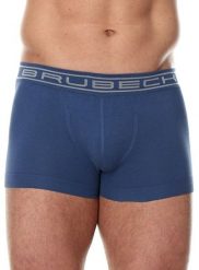 Brubeck Bokserki męskie shortbox Comfort Cotton niebieskie r. M (BX10050A). Niebieskie bokserki męskie Brubeck, bez wzorów. Za 57.11 zł.