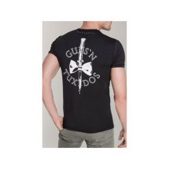T-SHIRT KNIFE 2. Czarne t-shirty męskie Guns&tuxedos, s, bez wzorów, bez kołnierzyka, bez ramiączek. Za 197.10 zł.