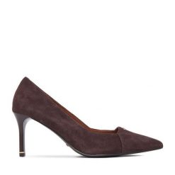 Szpilki MEXX. Brązowe szpilki damskie Mexx, bez wzorów, bez obcasa, na szpilce, bez zapięcia. Za 329.99 zł.