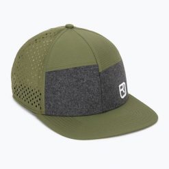 Czapka z daszkiem Ortovox Logo Air Trucker. Zielone czapki damskie ORTOVOX, bez wzorów, sportowe. Za 169.99 zł.
