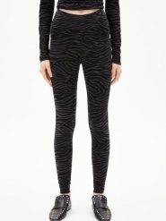 ARMEDANGELS Legginsy - Faribaa Zebraraa Kobiety Bawełna czarny|szary, XS. Czarne legginsy damskie ARMEDANGELS, bez wzorów, z bawełny. Za 119.95 zł.