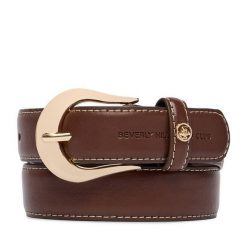 Pasek Beverly Hills Polo Club. Brązowe paski damskie Beverly Hills Polo Club, bez wzorów. Za 59.99 zł.