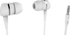 Vivanco earphones Solidsound, white (38902). Białe słuchawki douszne VIVANCO. Za 60.89 zł.