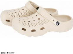 Reis BCTRACE - Klapki TRACE tworzywo EVA wsuwane pasek dwufunkcyjny przekładanyy na piętę wyprofilowana podeszwa komfort użytkowania - beżowy 38. Brązowe klapki damskie Reis, bez wzorów, z tworzywa sztucznego, sportowe, bez obcasa, bez zapięcia. Za 18.08 zł.