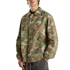 Kurtka VANS TORREY CANVAS COACH JA Zielony. Zielone kurtki męskie Vans, m, bez wzorów, z tkaniny, bez kaptura. Za 330.99 zł.