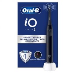 Szczoteczka elektryczna Oral-B iO2 Black. Czarne szczoteczki elektryczne BRAUN. Za 203.99 zł.