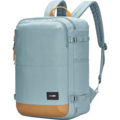 Plecak antykradzieżowy Pacsafe Go Carry-on Backpack 34 L - fresh mint. Niebieskie plecaki damskie Pacsafe, bez wzorów. Za 597.99 zł.