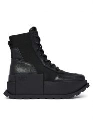 United Nude Trzewiki Roko Combat 1104501165 Czarny. Czarne botki damskie United Nude, bez wzorów, z materiału, bez obcasa, bez zapięcia. Za 1,579.00 zł.