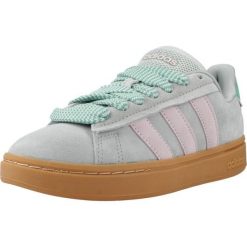 Buty ADIDAS GRAND COURT ALPHA 0 Zielony. Zielone obuwie trekkingowe damskie Adidas, z tkaniny, bez zapięcia. Za 387.05 zł.