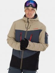 Kurtka Narciarska Męska Fundango Privet Allmtn. Niebieskie kurtki sportowe męskie FUNDANGO, na zimę, m, bez wzorów, z materiału, bez kaptura, narciarskie. Za 639.00 zł.
