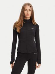 Guess Bluza V5RP17 KCD02 Czarny Regular Fit. Czarne bluzy damskie Guess, m, z aplikacjami, z syntetyku, bez ramiączek, bez kaptura. Za 239.99 zł.