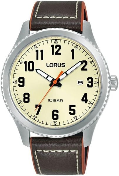 Zegarek Lorus męski RH987RX9 stalowy wodoszczelny . Szare zegarki męskie Lorus, bez wzorów, ze stali. Za 269.00 zł.